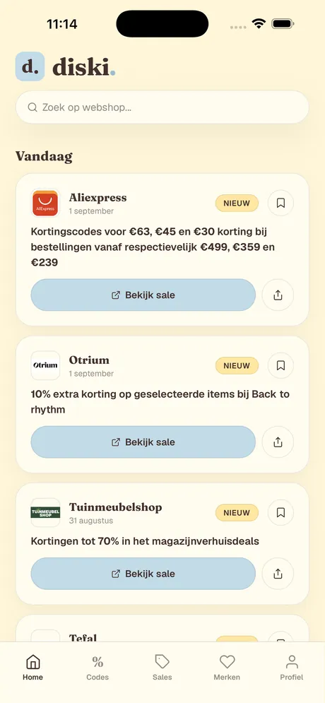 Home: de nieuwste kortingscodes en deals van vandaag